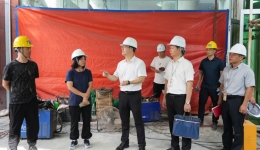 加速推进 |尊龙凯时领导到基建项目工地督导